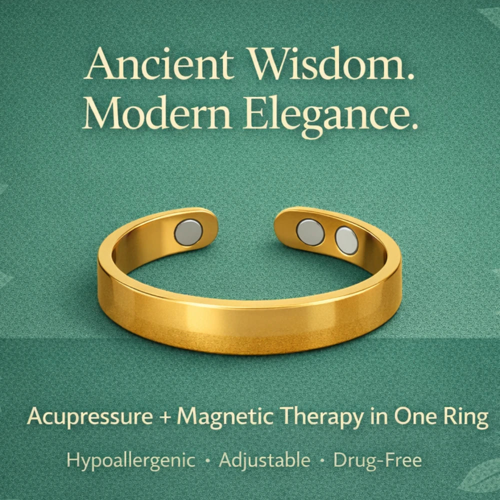 Acupressure Magnetic Relief Ring