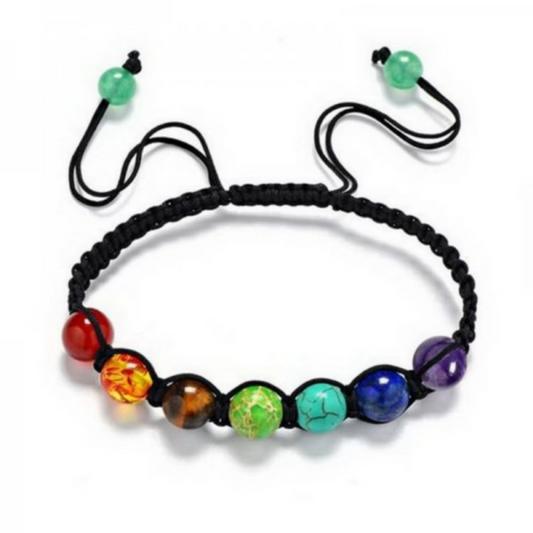 Free 7 Chakra Stones Bracelet